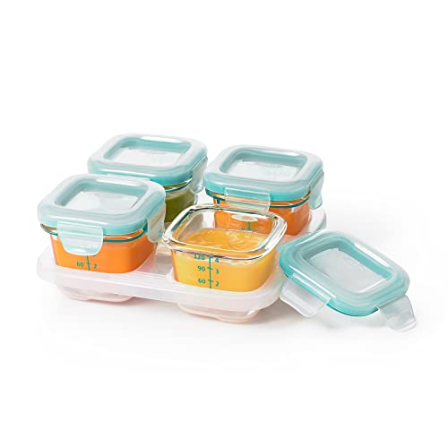 OXO Tot Glass Baby Blocks Food Storage Containers - Image 3