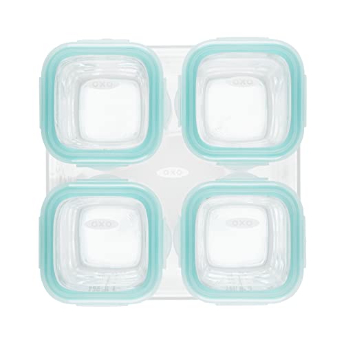 OXO Tot Glass Baby Blocks Food Storage Containers - Image 4