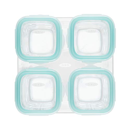OXO Tot Glass Baby Blocks Food Storage Containers - Image 2