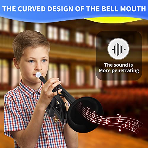 PAMPET Professional Plastic C Trumpet (Black) - Image 2