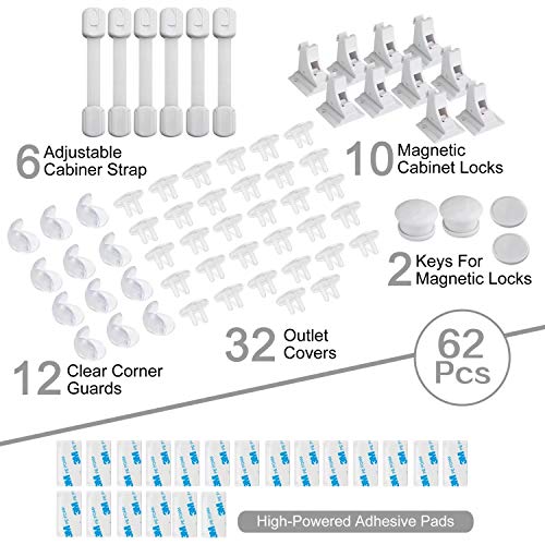 PandaEar Baby Child Safety Proofing Kit 62 Pcs - Image 2