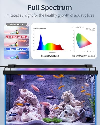 Pawfly Aquarium LED Light 12-18 Inch Fish Tanks - Image 3