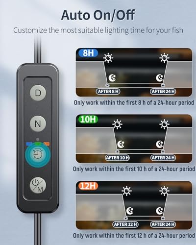 Pawfly Aquarium LED Light 12-18 Inch Fish Tanks - Image 2