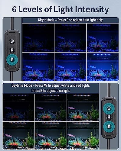 Pawfly Aquarium LED Light 9W for 12-18 Inch Tanks - Image 5
