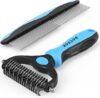 Docrok Pet Grooming Brush and Comb Combo