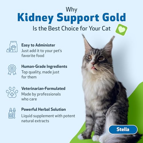 Pet Wellbeing Kidney Support Gold for Cats – 2 oz - Image 4