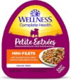 Wellness Petite Entrees Mini Fillets Wet Dog Food, 3-Ounce Cup (Pack of 24)