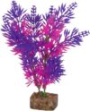 GloFish Plant Aquarium Décor, Purple/Pink Medium