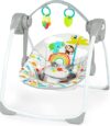 Bright Starts Playful Paradise Portable Baby Swing with Music