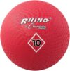 Champion Sports Playground Ball, Red, 10 Inch