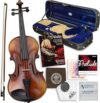 Kennedy Violins Primo Full Size Violin Bundle (4/4)