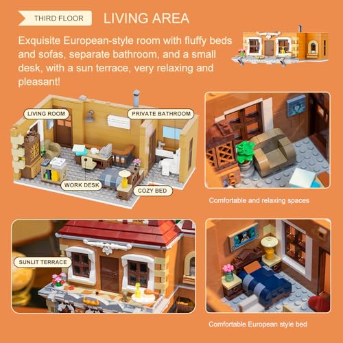 puremind European Bakery Modular Building Set, 1234AB - Image 5