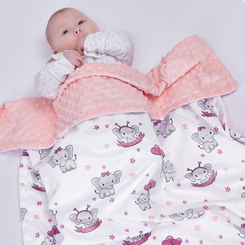 QSTEHEML Super Soft Baby Blanket Elephant 30*40inch - Image 4