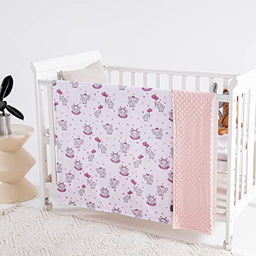 QSTEHEML Super Soft Baby Blanket Elephant 30*40inch - Image 5