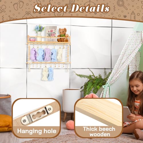 RattanView 23.6inch Bow Holder Shelf For Girls - Image 3