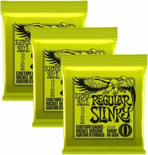Ernie Ball Regular Slinky 2221x3 3-set Bundle