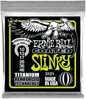 Ernie Ball Regular Slinky Coated Titanium (P03121)