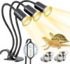 TFNN Reptile Heat Lamp, Three Head, 50W