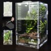 MYGIIKAKA Reptile Terrarium Breeding Tank, 7.87″x4.72″x4.33