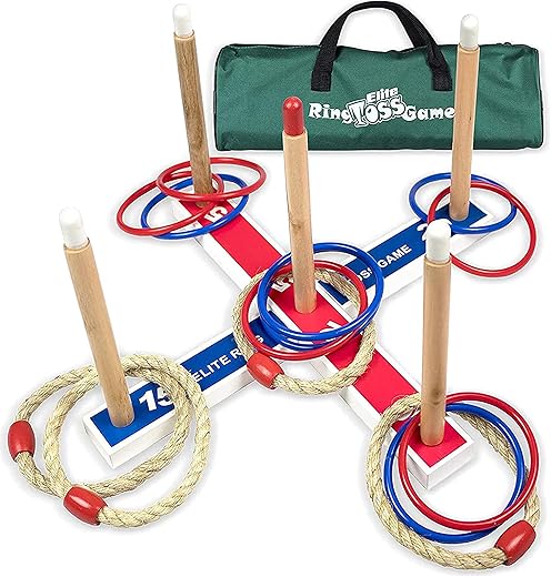 Elite Sportz Equipment Ring Toss Game - Indoor or Outdoor Fun