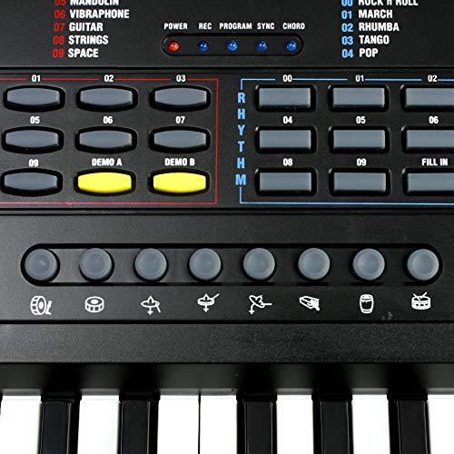 RockJam 49 Key Keyboard Piano With Accessories - Image 3