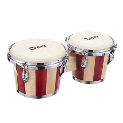 RockJam Bongo Drum Set With Padded Bag - Image 2
