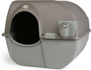 Omega Paw Roll 'n Clean Self Cleaning Litter Box, Large