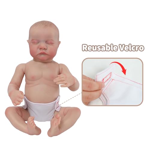 SCOM SCOM 4 Pcs Doll Diapers And Bibs - Image 3