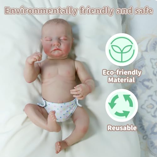 SCOM SCOM 4 Pcs Doll Diapers And Bibs - Image 4