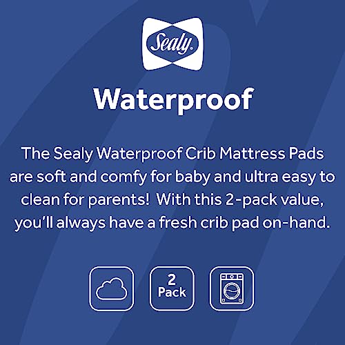 SEALY BABY Fitted Toddler Bed Mattress Pad Cover - Image 2