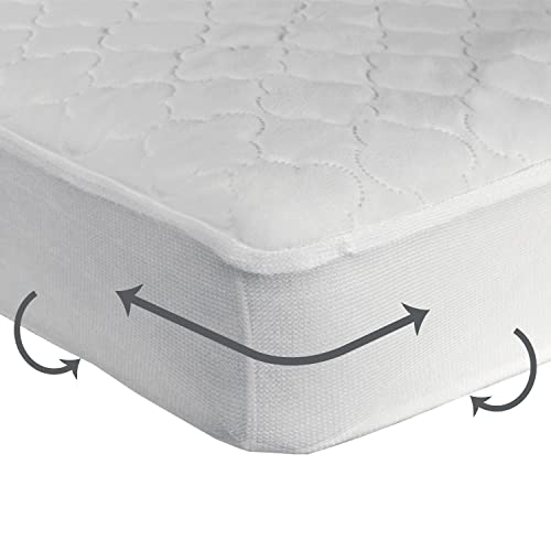 SEALY BABY Waterproof Fitted Toddler Bed Mattress Pad Topper - Image 4