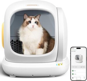 Meowant Self-Cleaning Cat Litter Box, 75L Automatic