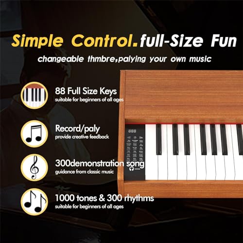 Senberg 88-Key Semi-Weighted Digital Piano, Full-Size - Image 5