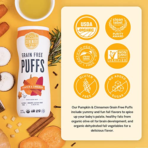 Serenity Kids Grain Free Puffs Baby Snack Variety - Image 4