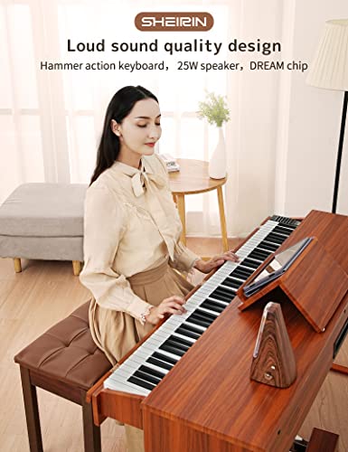 SHEIRIN Digital Piano 88 Keys SR-PH80 - Image 3