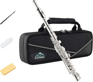 EASTROCK Silver-Plated Piccolo Key of C with Case