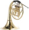 Btuty Single French Horn 3 Key Brass