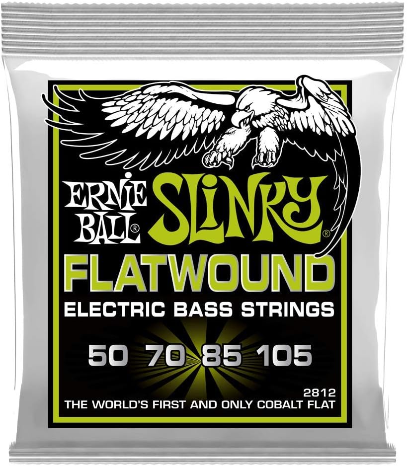 Ernie Ball Slinky Cobalt Flatwound Bass Strings 50-105