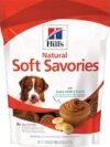 Hill’s Science Diet Soft Savories Dog Treats, Peanut Butter & Banana, 8 oz Bag