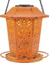 DesGully Solar Bird Feeder, Chew-Proof, Weather-Resistant