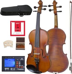 Cecilio Solidwood Viola CVA-500, 16-Inch, Antique Finish