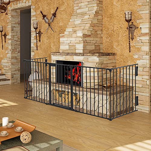 SOSPIRO 118inch Extra Wide Black Baby Gate - Image 2