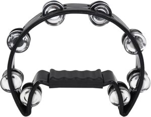 soulmate Soulmate Half-Moon Hand Held Tambourine (Black)