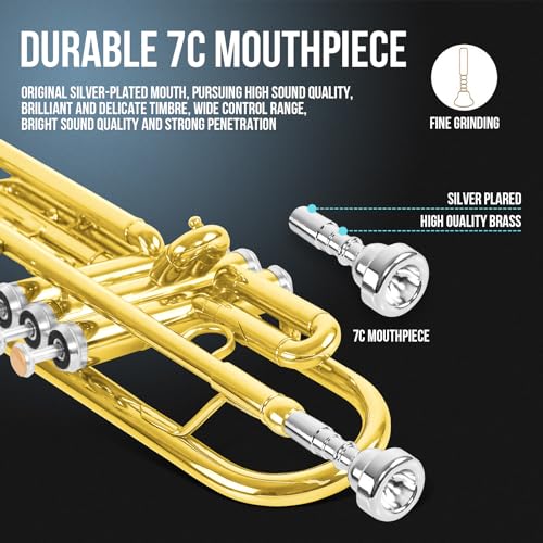 soulmate Trumpet Set For Beginner Brass Student - Image 2