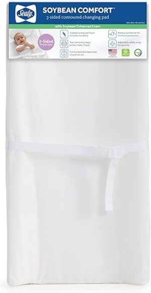 SEALY BABY Soybean Comfort Waterproof Baby Changing Pad 32” x 16”