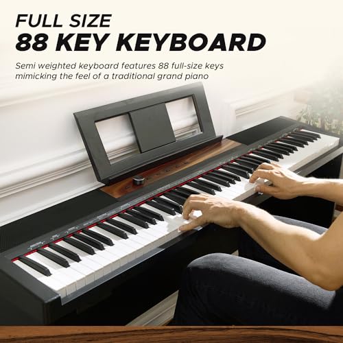 Starfavor 88 Key Digital Piano Keyboard, Semi-Weighted - Image 3