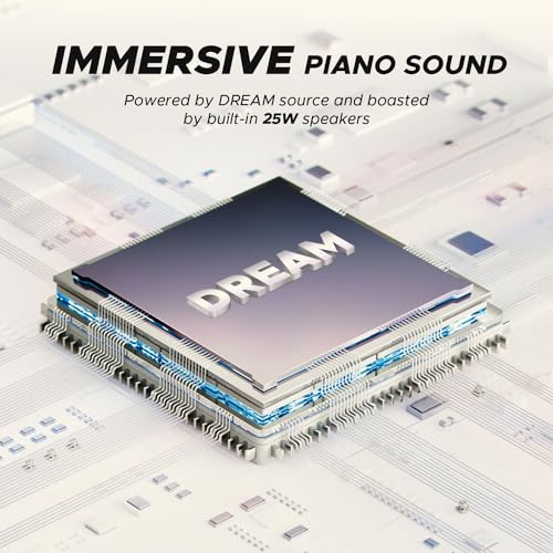 Starfavor 88 Key Digital Piano Keyboard, Semi-Weighted - Image 2