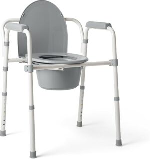 Medline Steel Bedside Commode