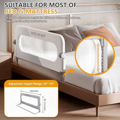 strenkitech Baby Bed Rails Guard For Toddlers - Image 3