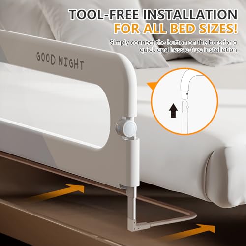 strenkitech Baby Bed Rails Guard For Toddlers - Image 4